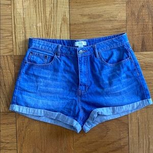 Forever 21 high waisted jean shorts